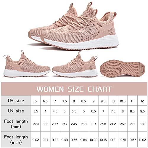 SDolphin Walking Running Shoes for Women - Lightweight Tennis Sneakers Gym Athletic Workout Fashion Nurse Memory Foam Non Slip on Nursing Walk Fashion Womans Shoes