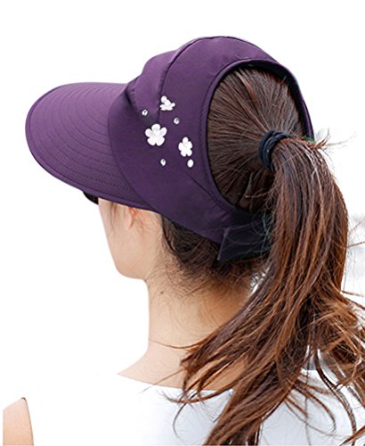 HINDAWI Sun Hats for Women Wide Brim Sun Hat UV Protection Caps Floppy Beach Packable Visor