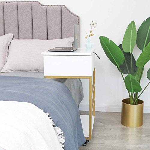 Luxurious Makeup Vanity Desk for Princess's Gift, Net Red Light Luxury Dressing Table Bedroom Nordic Modern Minimalist Mini Dressing Table(60CM)