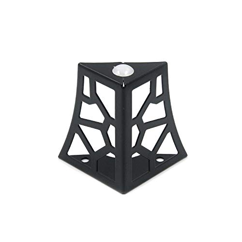 T Tulead Furniture Feet Hollow Out Modern Cabinet Legs Sofa Feet Table Legs Iron Couch Feet Black Cupboard Feet Dresser Legs 3