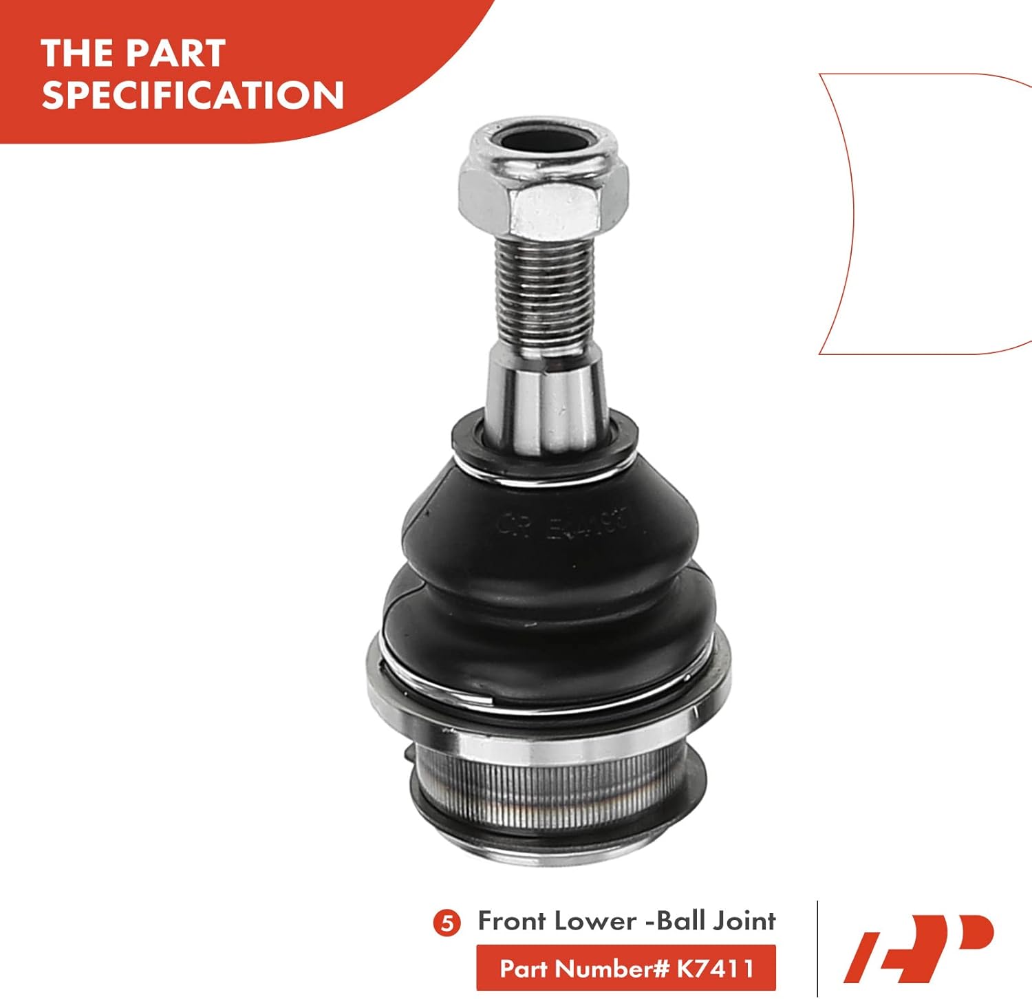 A-Premium 10Pcs Front Suspension Kit, Upper Control Arm Sway Bar Link Lower Ball Joint Inner Outer Tie Rod End, Compatible with Dodge Ram 1500 2002 2003 2004 2005, RWD