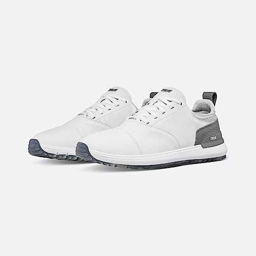 TRUE Linkswear Lux Tour, Men's Golf Shoes, Top Grain Napa Leather, Waterproof