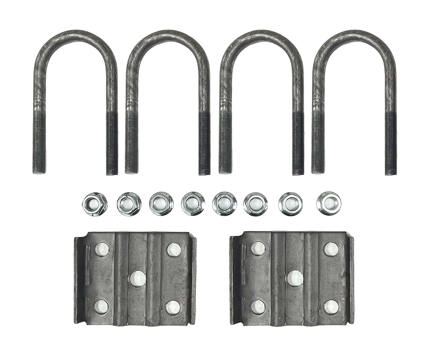 LIBRA 6000lbs 6K Tandem Trailer Axle Suspension Kit 3000 lbs Leaf Springs & Ubolt Kit