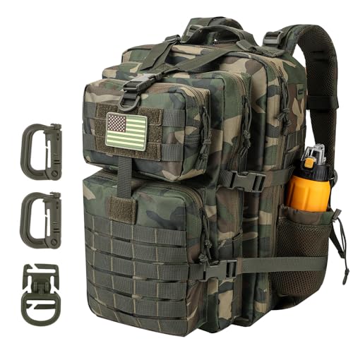 MOLLE Assault Pack, Tactical Backpack Military Army Camping Rucksack, 3-Day Pack