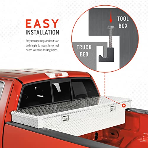 AA-Racks P-AC-07 Pickup Truck Tool Box Tie Downs Aluminum J Hook Crossover 2 Pack, Black