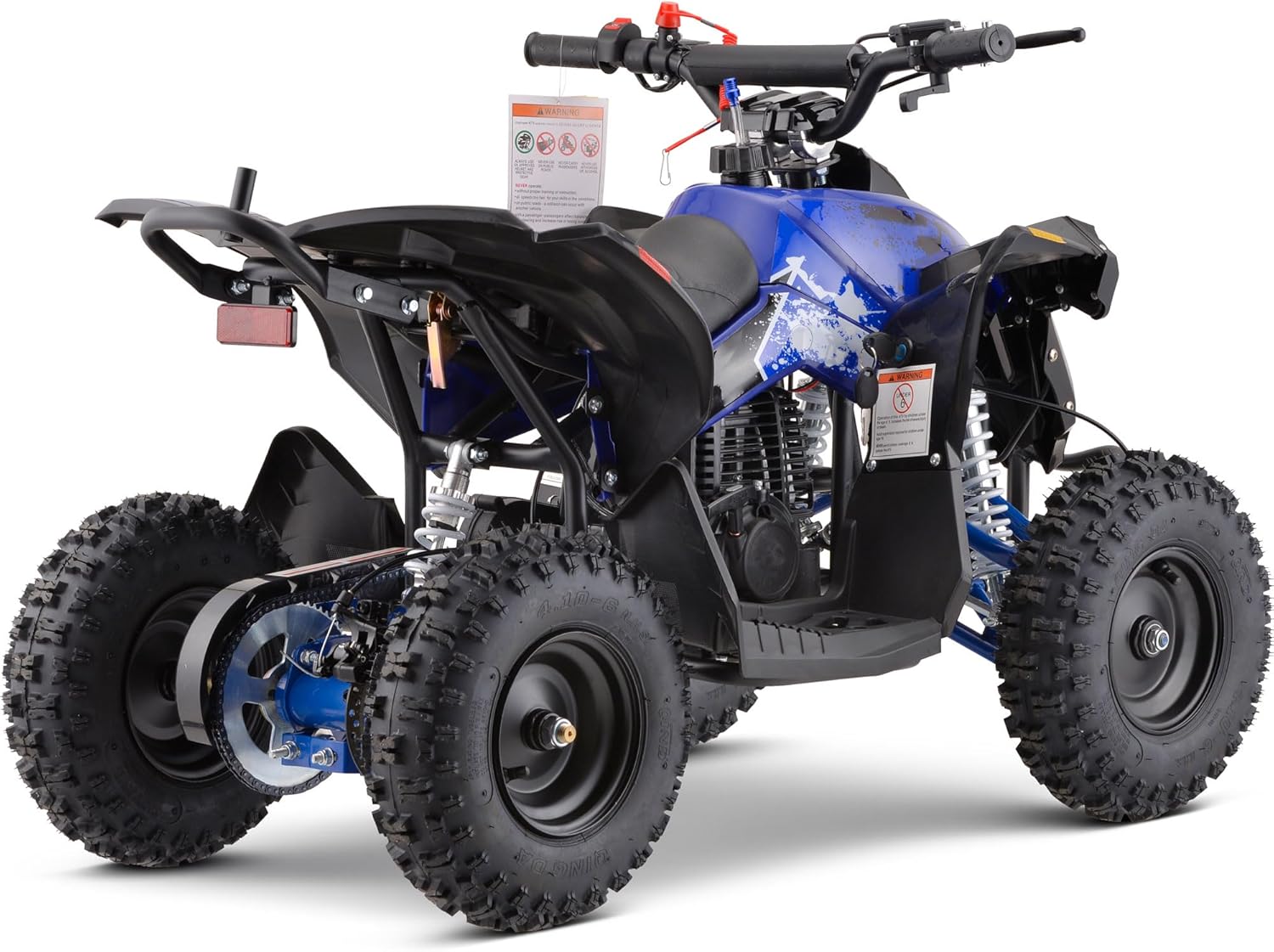 MotoTec Renegade 40cc 4-Stroke Kids Gas ATV Blue