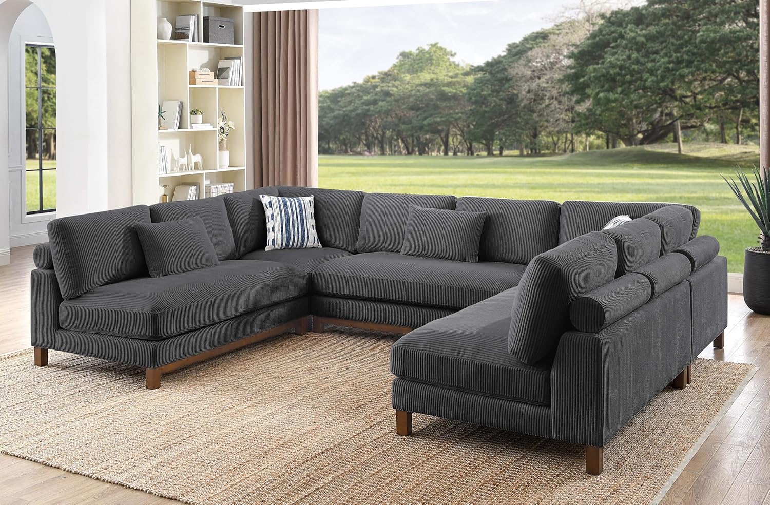 Modular Sectional, Dark Gray