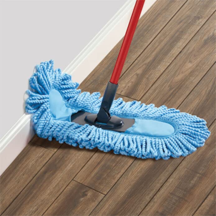 O-Cedar Dual-Action Dust Mop Refill,Blue