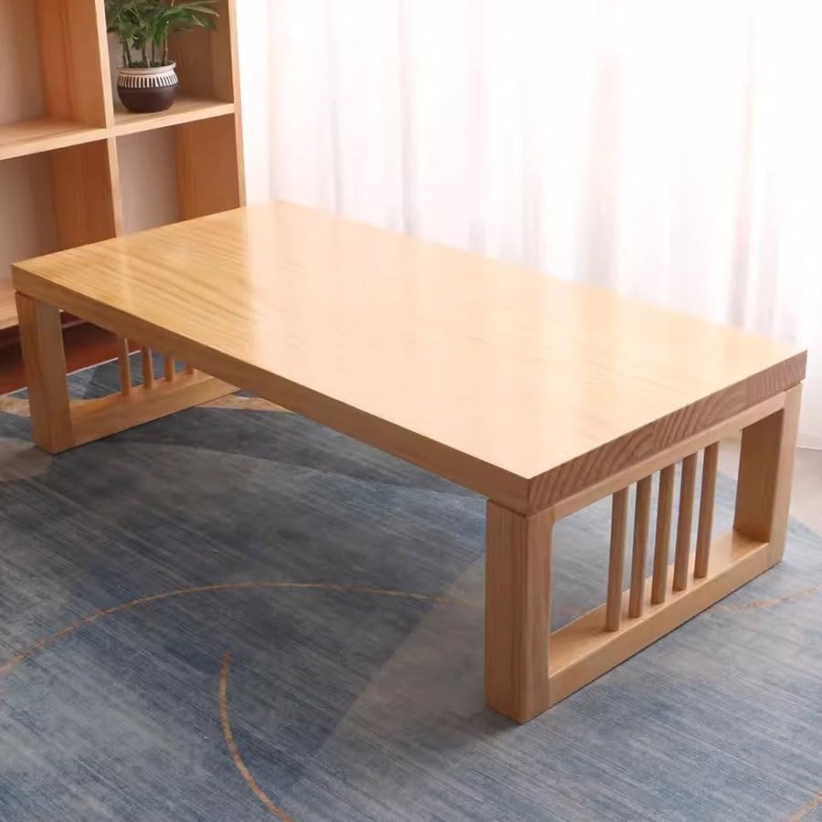 Bay Window Table Small Table Coffee Table Solid Wood Living Room Balcony Small Tea Table Bay Window Sitting Tatami Low Table Sofa Table Small Desk for Bedroom