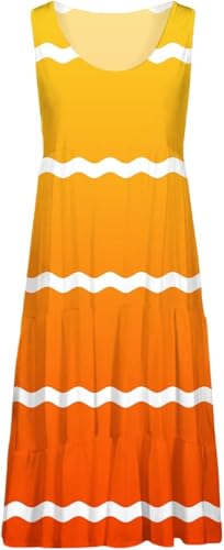 Summer Neck Women Crew 2024 High Striped Dresses Fashion Mini Waisted Beach Party Sundresses