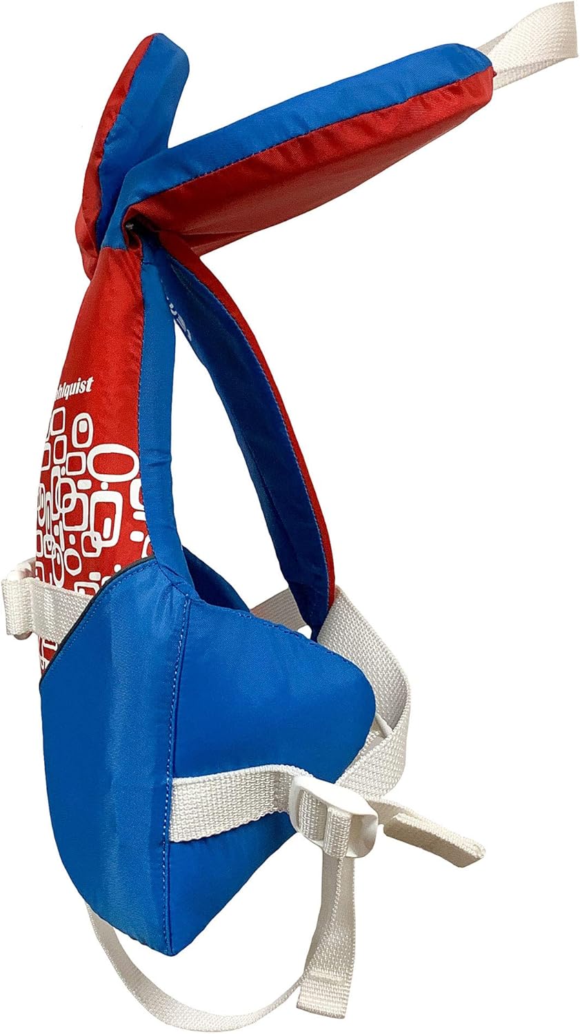 Stohlquist Toddler Life Jacket Coast Guard Approved Life Vest for Infants-Red/White/Blue-Small