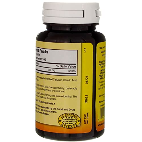 Nature's Blend Niacin Timed Release 500 mg 500 mg 300 Tabs