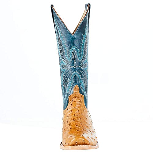 Macie Bean Women's Full Quill Ostrich Top Hand Snub Toe Boot (M9503)