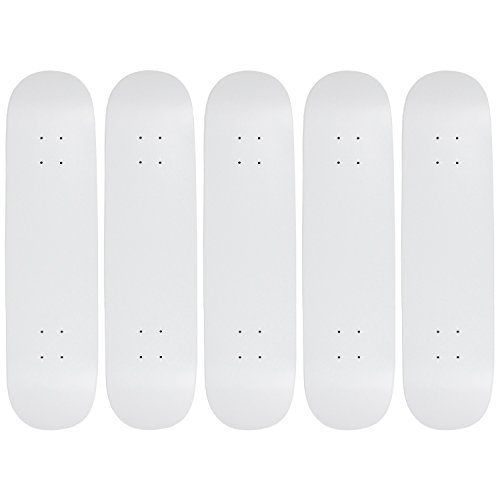 5 Pro Skateboard Decks Blank Choose Your Color + Size (7.75