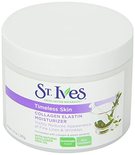 St. Ives Timeless Skin Facial Moisturizer, Collagen Elastin 10 oz, Pack of 6