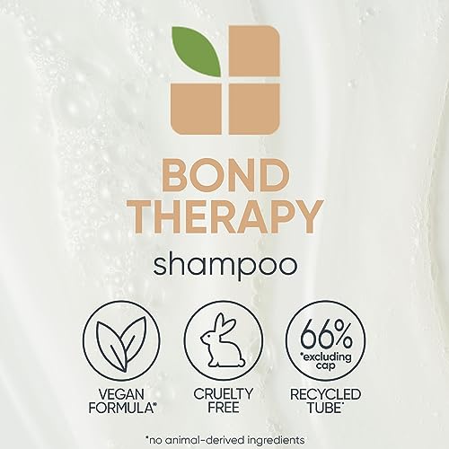 Biolage Bond Therapy Sulfate-Free Shampoo | Builds Bonds & Reduces Breakage | Paraben & Sulfate-Free | Vegan | Salon Professional Shampoo | Cruelty-Free | Bonding