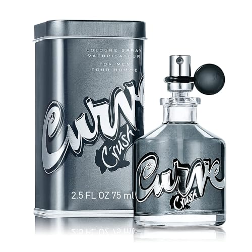 Curve Men's Cologne Fragrance Spray, Casual Day or Night Scent, Curve Crush, 0.5 Fl Oz
