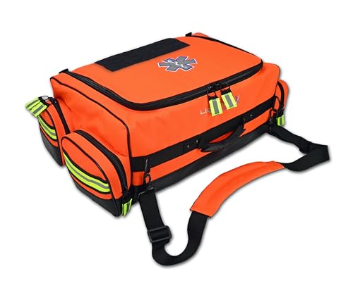 Lightning X Products Lightning X Jumbo Medic First Responder EMT Trauma Bag Stocked First Aid Trauma Fill Kit D Blue 1.0 Count