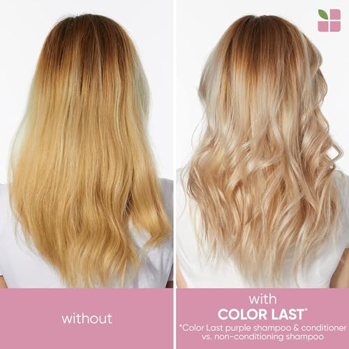 Biolage Color Last Purple Shampoo | Neutralizes Brass & Unwanted Yellow Tones | With Fig & Orchid | Paraben-Free | For Color Treated Hair | Vegan | Cruelty Free | Professional Shampoo