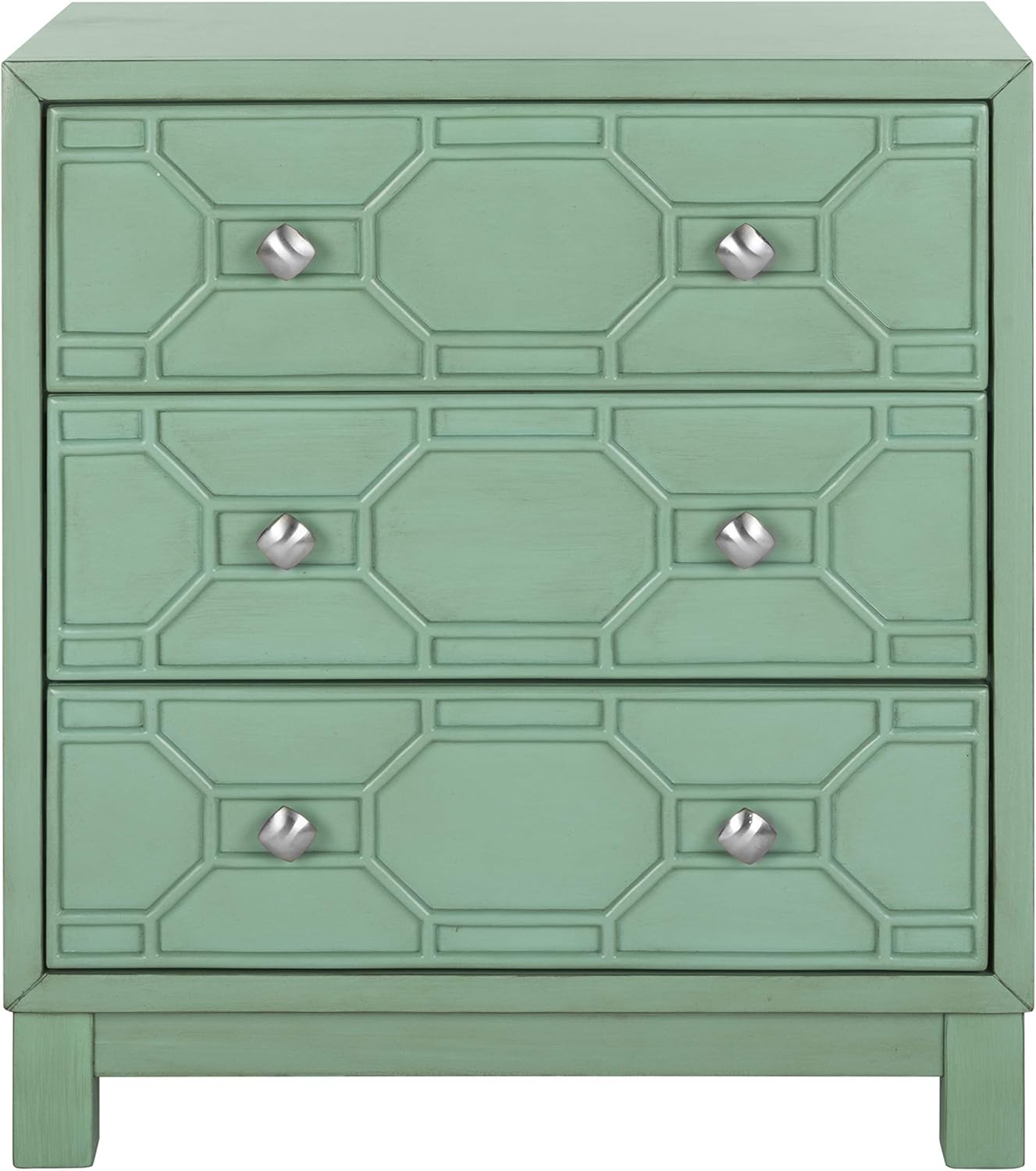 Safavieh Home Izumi Turquoise 3-drawer Chest
