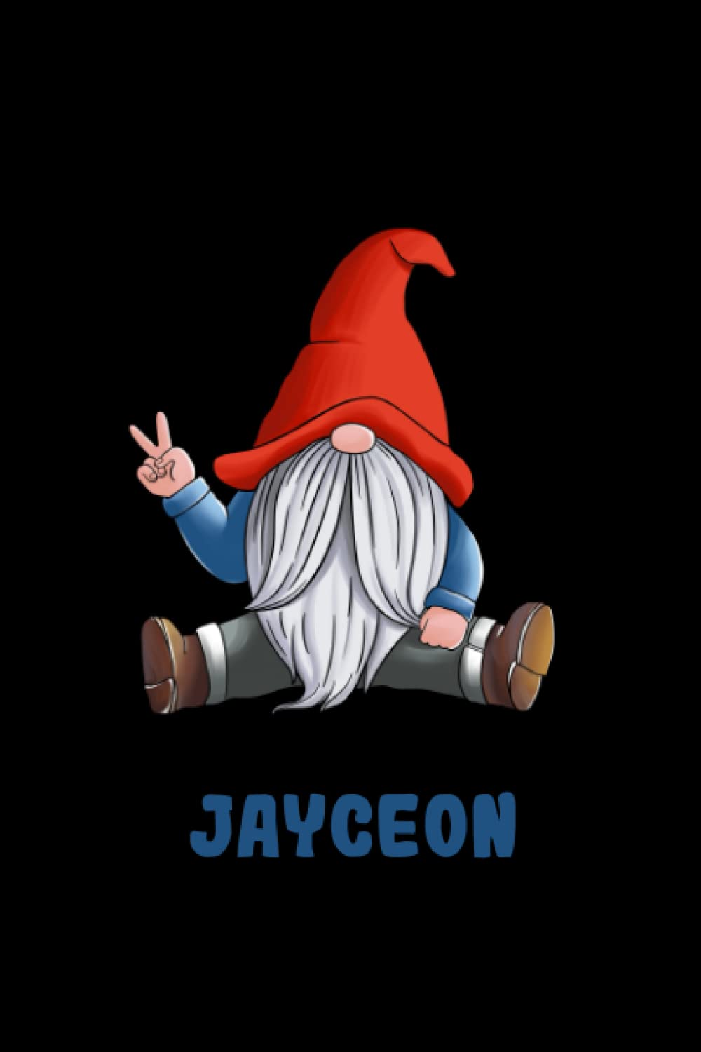 Jayceon Notebook: Personalized Notebook With Name For Jayceon, Gnomes Notebook, Birthday Gift For Boys and Men, 6x9, 110 College Ruled Page, Gnomes Cover, Journal For Men, Kids, Students and Coworker