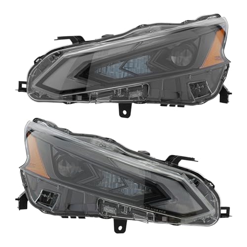 Full LED Headlight Assembly for Nissan Altima 2022-2024, Right Passenger Side Front Headlamp Assembly, OEM 10000-8D042 (Right)
