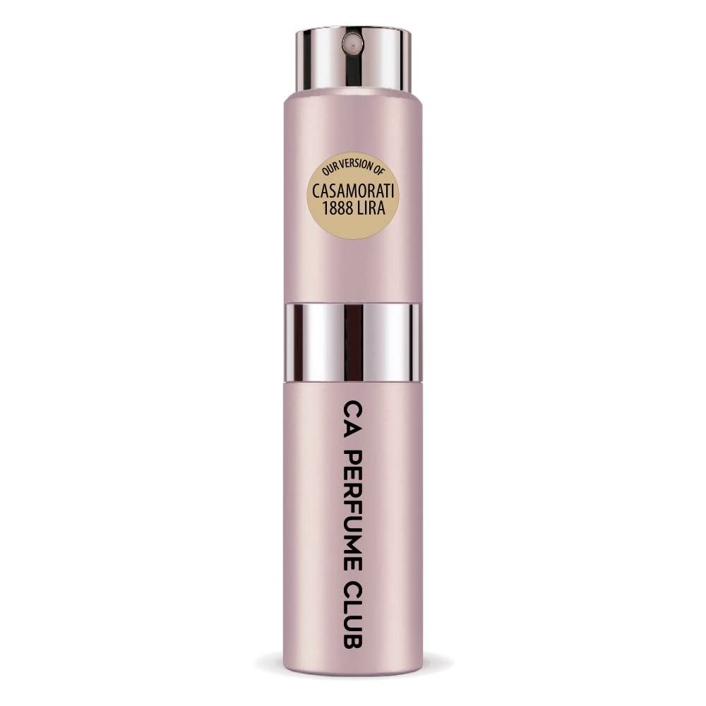 CA Perfume Impression of Casamorati 1888 Lira For Women Replica Version Fragrance Dupes Concentrated Long Lasting Eau de Parfum Spray Refillable Atomizer Bottle 0.27 Fl Oz/8ml-X1