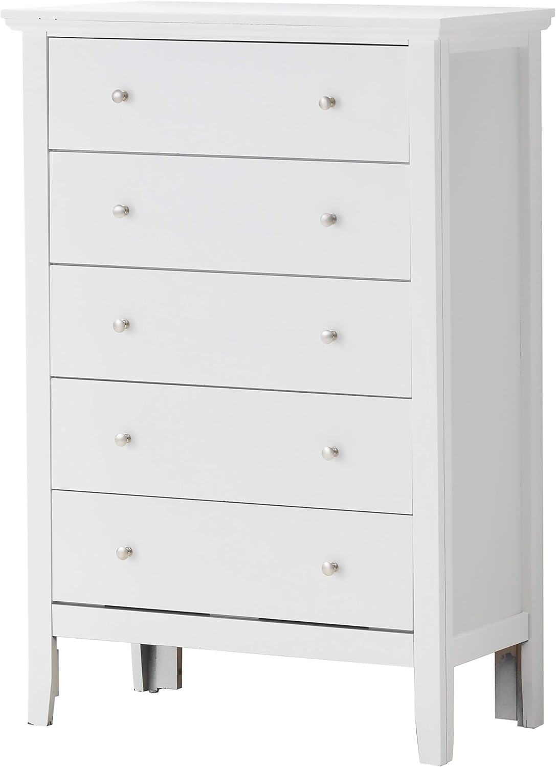 Glory Furniture Primo 5 Drawer Chest in White
