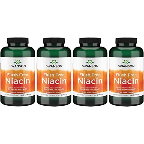 Swanson Flush Free Niacin 500 Milligrams 240 Capsules