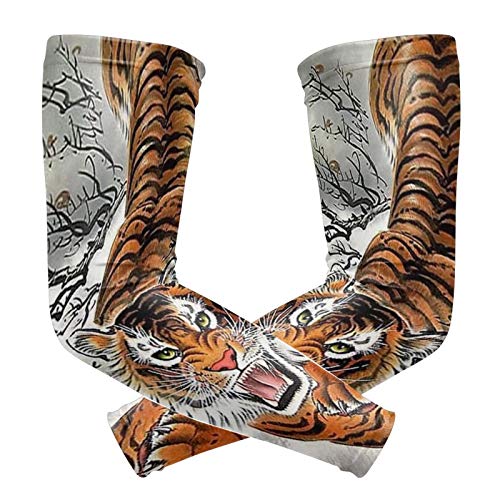 NiYoung Men Women UV Protection Cooling Arm Sleeves Sun Sleeves Arm Cover Sleeves