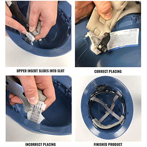 Malta Dynamics Made in US Full Brim Hard Hat, OSHA/ANSI Compliant