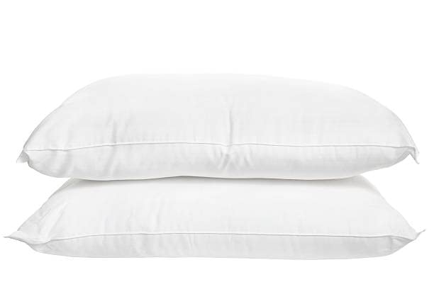 2 Pack King Luxury White Goose Down Pillow - 75% White Goose Feather & 25% White Goose Down 550 Fill Power