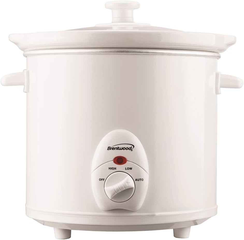 Brentwood Appliances SC-135W 3-Quart Slow Cooker (White)