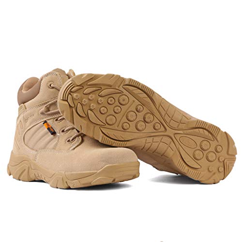 Men's Military Combat Boots Training Shoes Lightweight Waterproof Tactical Jungle Army Shoes Ankle Action Desert Boots