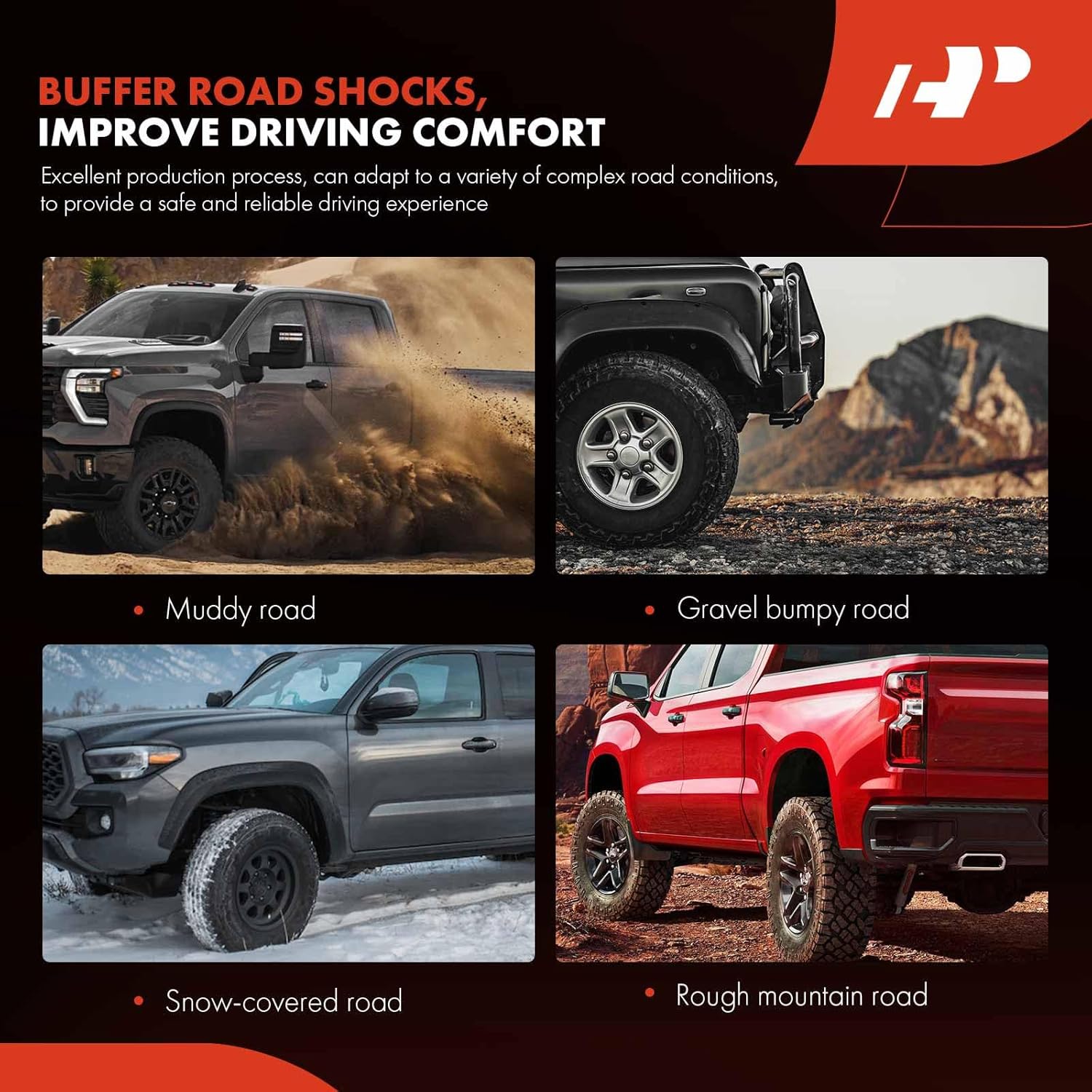 A-Premium Set of 16, Upper Lower Ball Joint, Inner Outer Tie Rod End, Sway Bar Link, Pitman Idler Arm, Bushing Compatible with Dodge Ram 1500 2000-2001 RWD