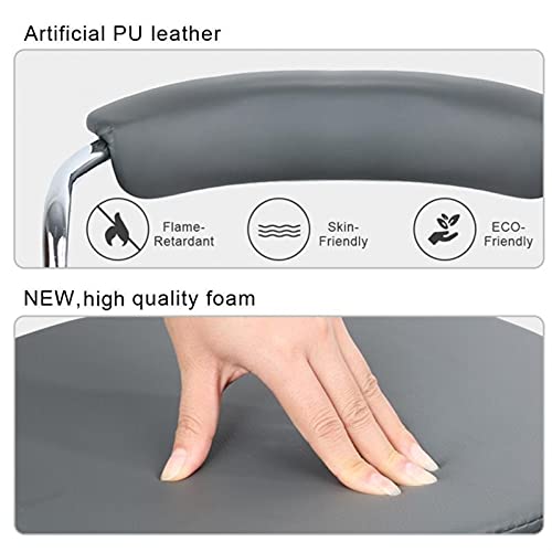 Bar Stools Bar Chair Bar Stools Set of 2 Bar Chair Modern Fashion Round Swivel Chair Pub Bar Stool Furniture Modern Living Room Home Office Kitchen Chair, White Swivel Barstool Counter Stool