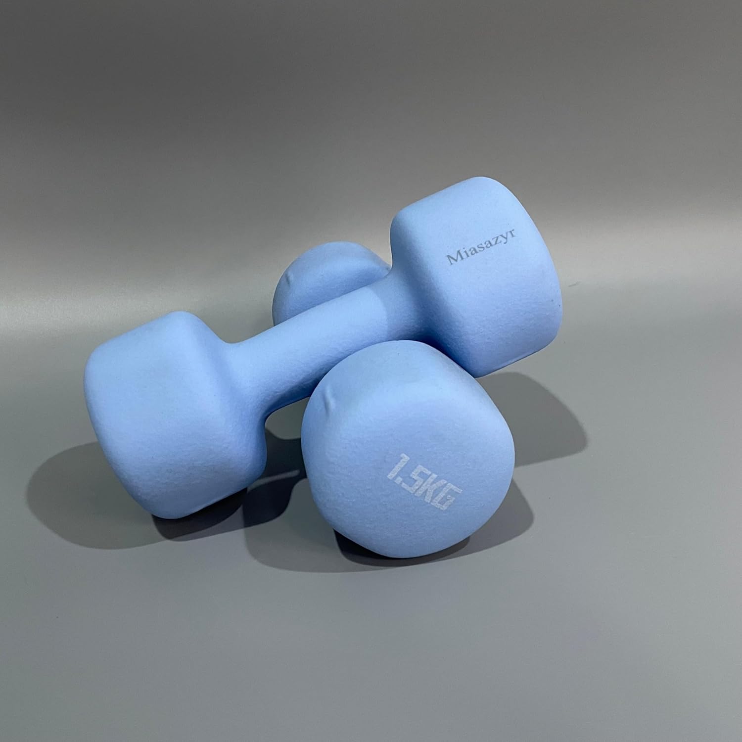 Dumbbells, Neoprene Coated Dumbbell Hand Weight Set of 2, Anti-roll, Anti-Slip