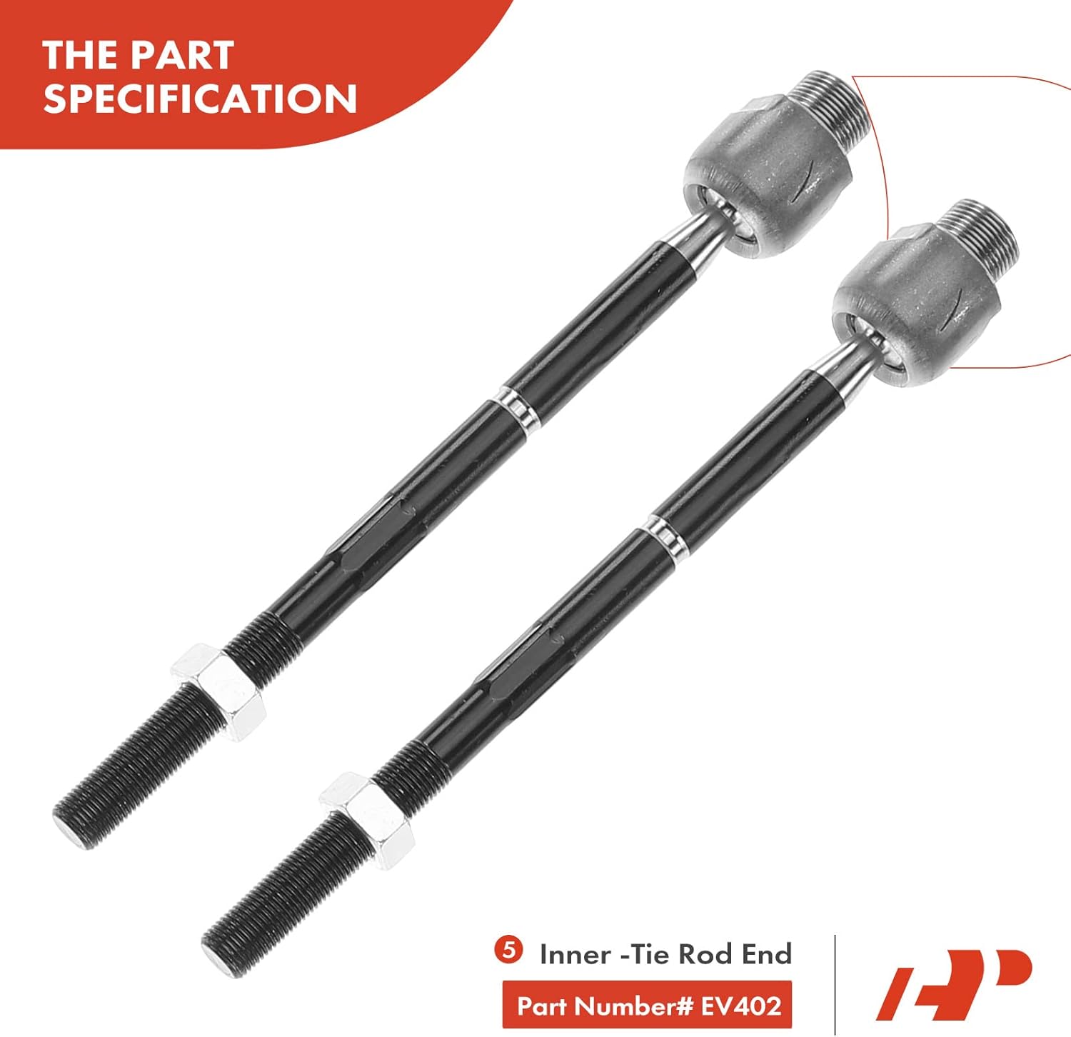 A-Premium 10Pcs Front Suspension Kit, Upper Control Arm Sway Bar Link Lower Ball Joint Inner Outer Tie Rod End, Compatible with Jeep Liberty 2002 2003 2004