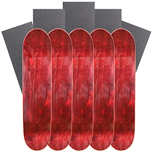 Cal 7 Blank Skateboard Decks with Grip, Set of 5