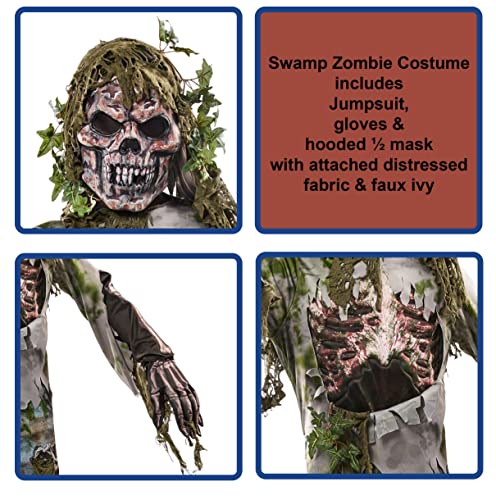 Rubie's Boy's Forum Swamp Zombie Costume Jumpsuit and MaskChild's Costume