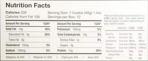 Power Crunch Protein Wafer Bars, High Protein Snacks with Delicious Taste, Peanut Butter Crème, 1.4 Ounce (12 Count)