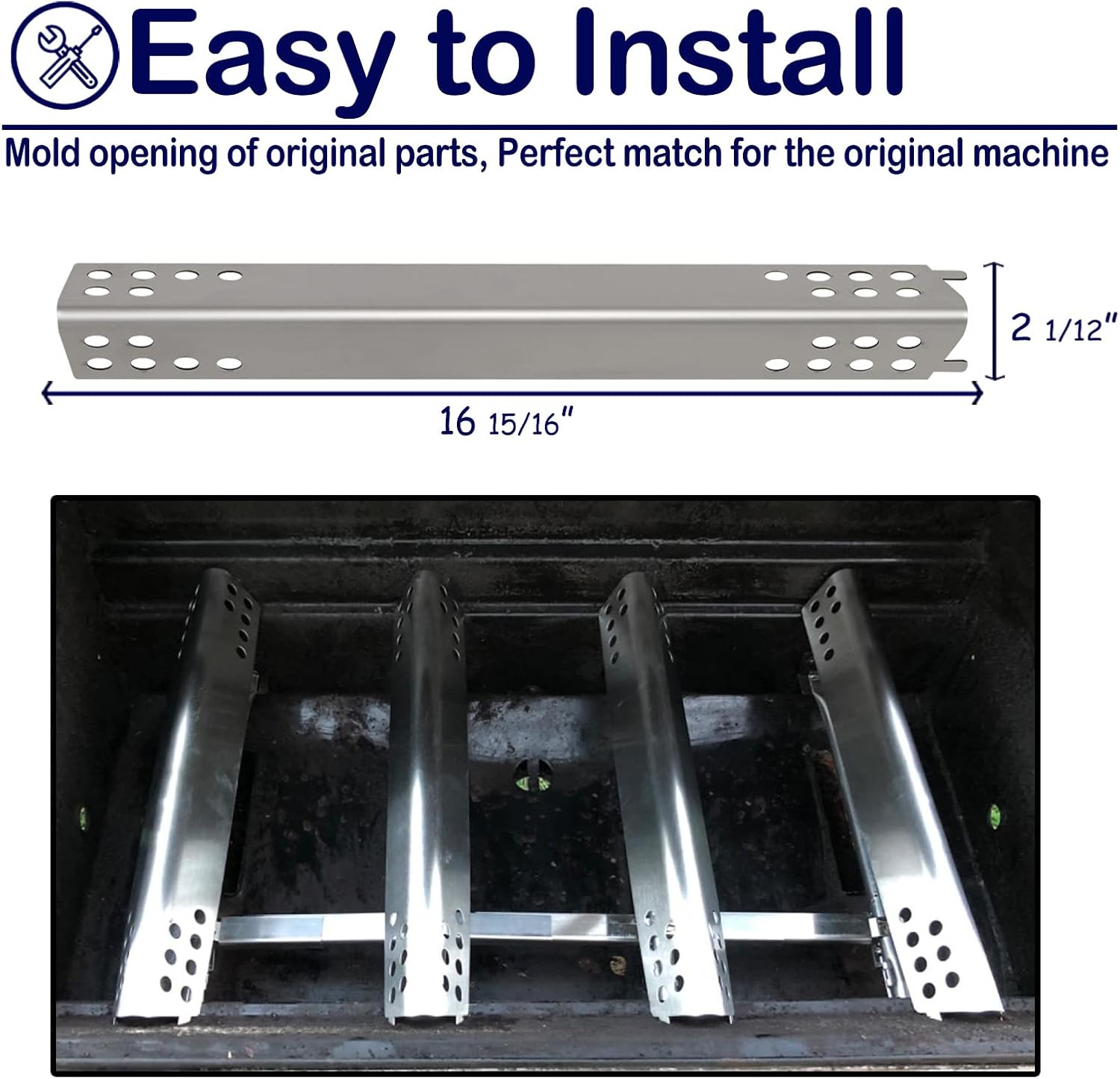 Grill Parts Kit for Charbroil Performance 463625217, 463673517, 463673017, 463347519, 463275517, 463243518, 463244819, 470-5200-W1, G470-0004-W1, 300 2-Burner Liquid Propane, 16 15/16