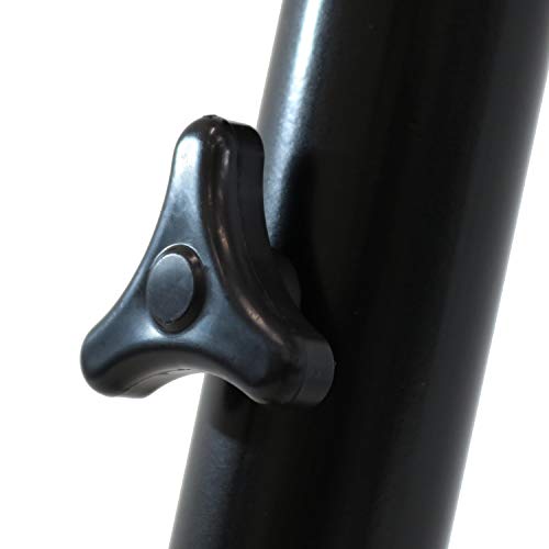 Sunnydaze Caribbean-Style Hanging Rope Hammock Chair Swing with Adjustable Stand - 300-Pound Capacity - Mocha