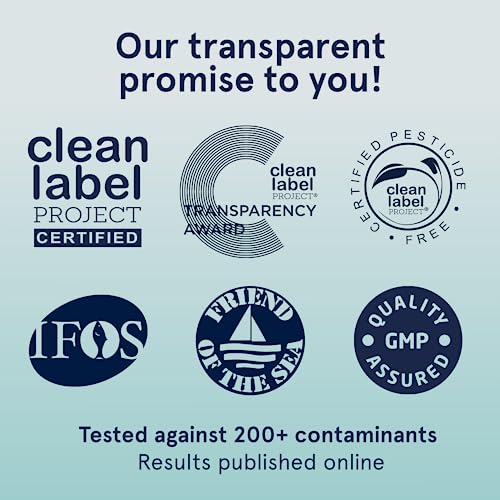 Puori Omega 3 Fish Oil - Ultra Pure 2000mg - 240 Softgels - Heart and Eye Supplement - Burpless, IFOS Certified, Non-GMO Capsules - O3-2000mg EPA 1250mg DHA 500mg