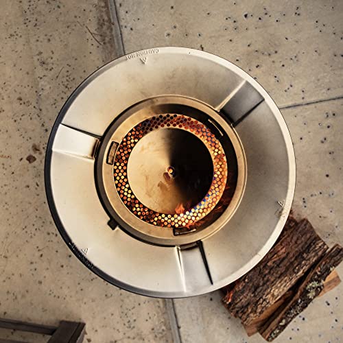 Solo Stove Bonfire 25 Inch Heat Deflector - Enhance Warmth and Comfort for Your Fire Pit - Durable 304 Stainless Steel - Maximizes Heat Radius - Long-Lasting Camping Essentials, 7 lbs