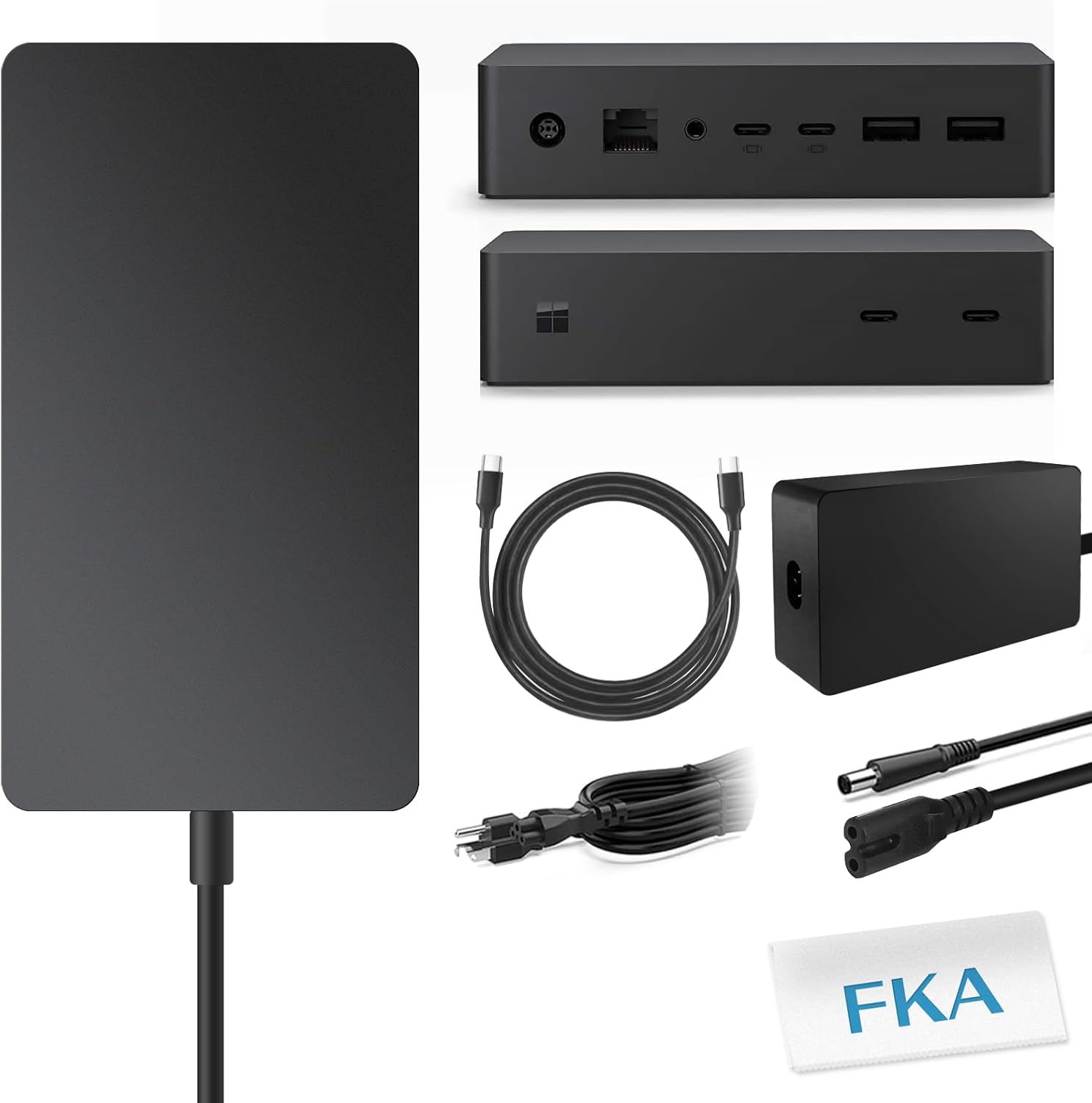 Microsoft Surface Dock 2 High Speed Docking Station with Dual 4K Monitor Support, Compatible with Surface Laptop Go, Surface Laptop Studio, Surface Pro, Surface Go