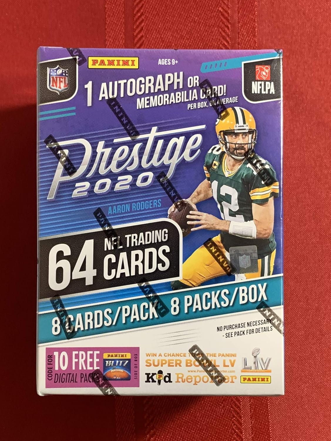 2020 NFL Prestige Football Trading Card Blaster Box 1 Auto or Memorabilia Card per Box!