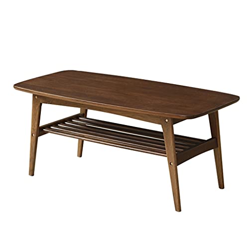 Simple Design Coffee Table Coffee Table Modern Retro Craft Tea Side Table Cocktail Table, Suitable for Office Living Room Bedroom Study Room Shelf Minimalist Side Table for Living Room