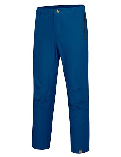 Little Donkey Andy Men's Waterproof Lightweight Rain Pants Breathable Windproof Hiking Golf Fishing Pants