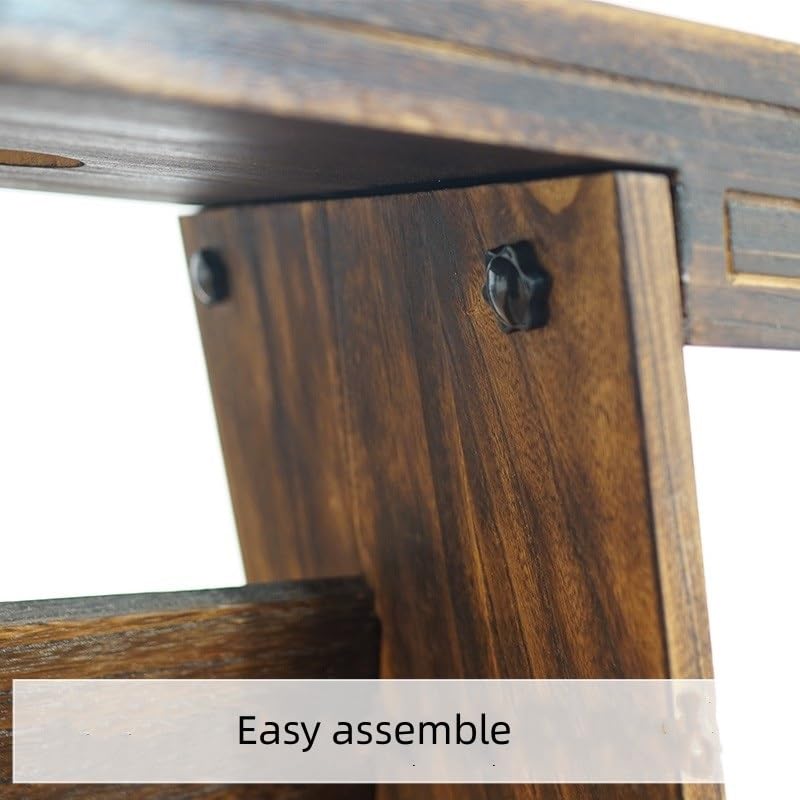 Living Room Side Table Old Style Low Table Chinese Style Bench, Tea Table Balcony Windowsill Cocktail Table Wooden Furniture Bedroom Side Table